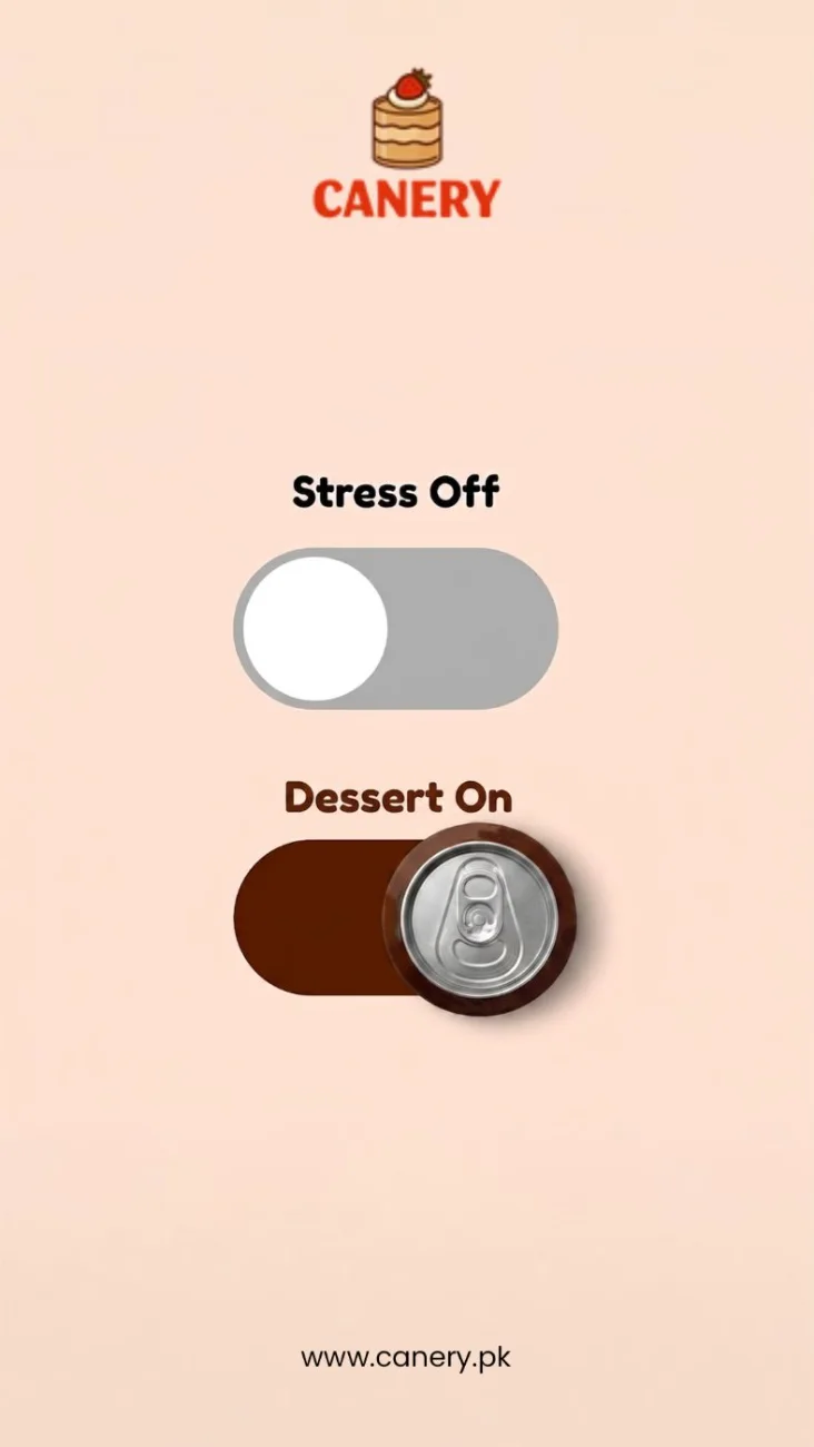 Canery story — Stress off, dessert on