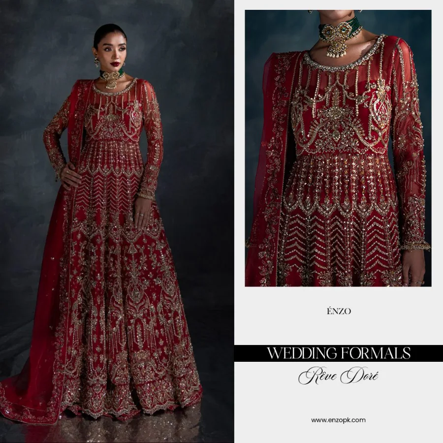 Enzo bridal campaign post