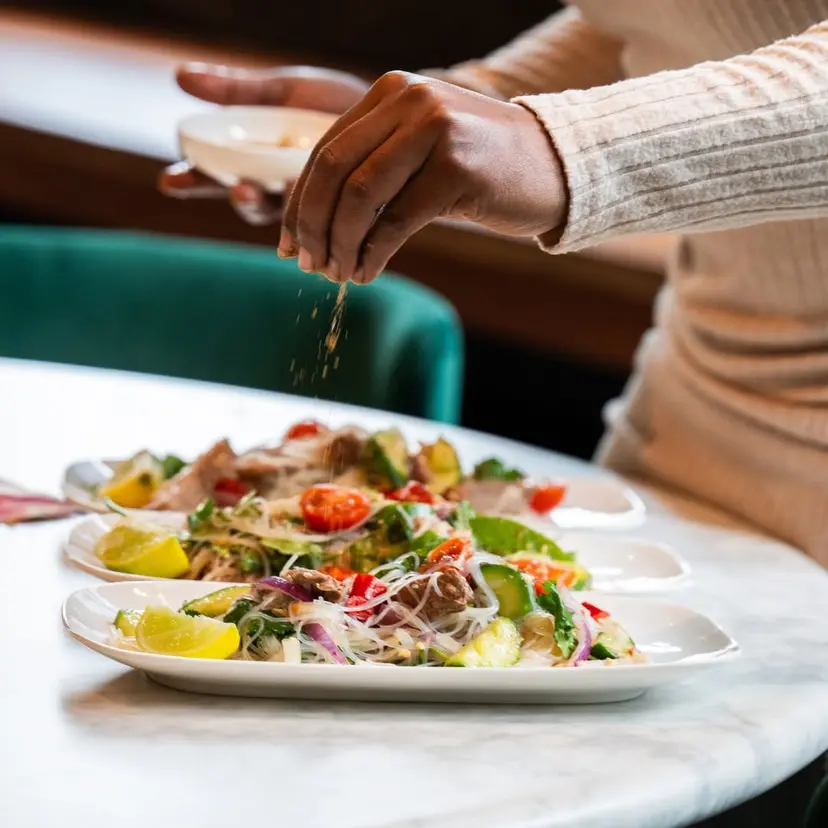 Nana Africa catering page built in custom Shopify Liquid by SyncoScale